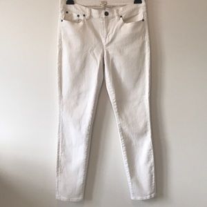 J. Crew White Denim